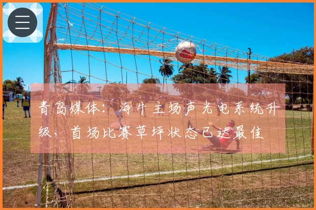 青岛媒体：海牛主场声光电系统升级，首场比赛草坪状态已达最佳